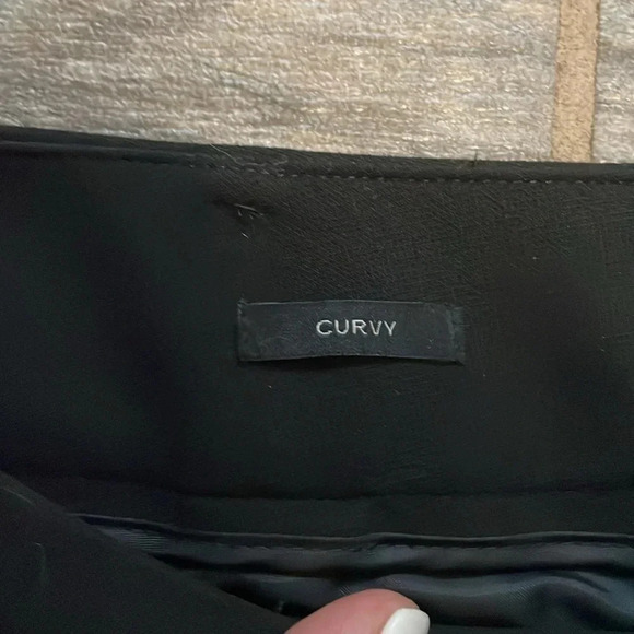 Talbots Curvy fit Flare pant trousers Black Women’s size 8 Business casual - Picture 5 of 14